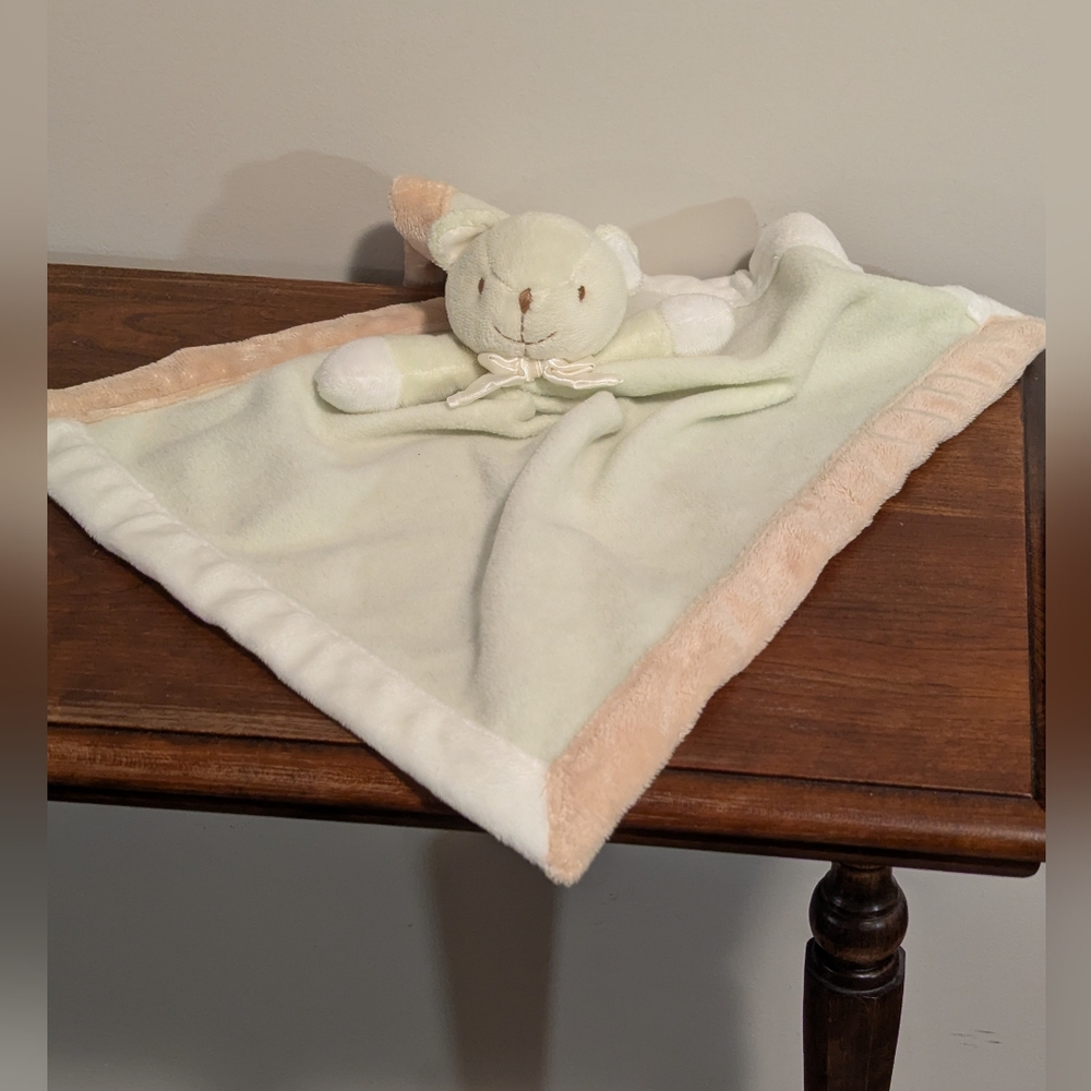 ⭐️ Baby Baby . Blanket And Beyond - Green bear lovey  cuddle Security blanket.